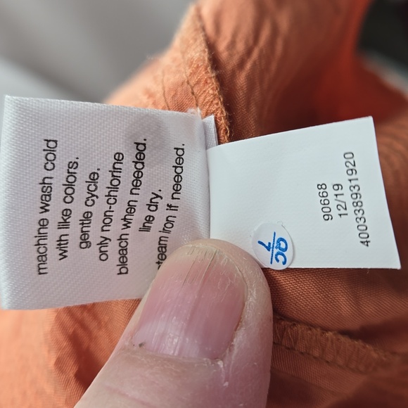 Elizabeth And James Coral Jacquard Flare Sleeve Off The Shoulder Blouse Size XS - Picture 12 of 15